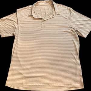 Port Authority Men's Vertical Stripe Performance Golf Polo Shirt - 2XL